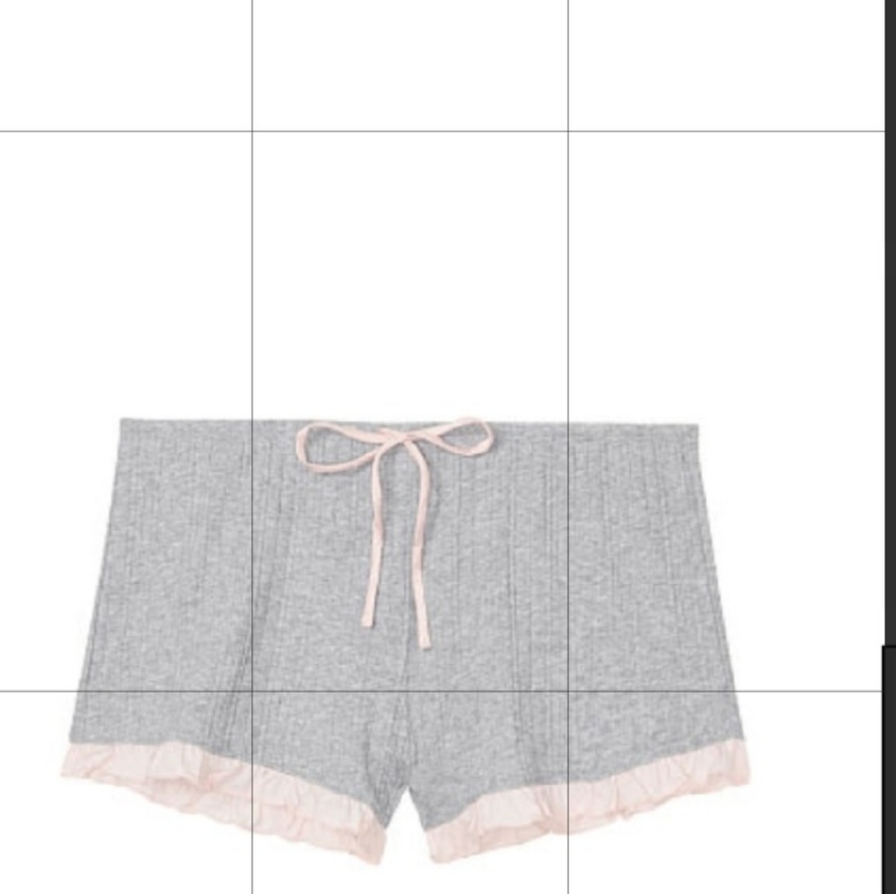 Victoria Secret Ribbed Ruffled Shorts